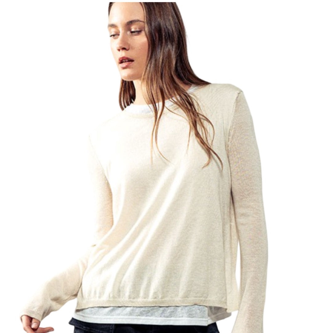 UD Double Layer Knit Top
